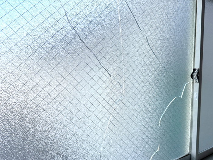 ガラスのトラブル